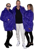 Manteau de fourrure - cobalt - CHIAMAX - 3 quarts - unisexe - L