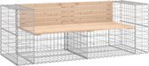 vidaXL - Tuinbank - schanskorfontwerp - 184x71x65,5 - cm - massief - grenenhout