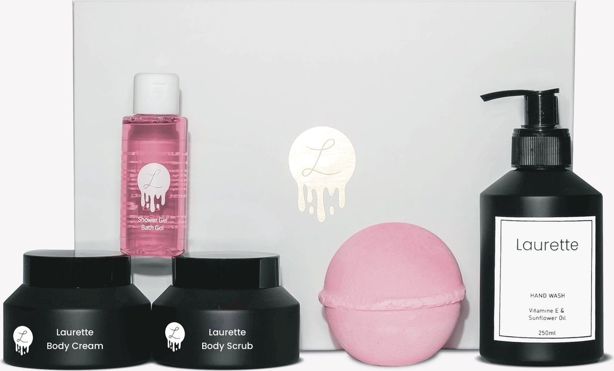 Goedkoopste Laurette Self Care Routine - Bergamot - Large Gift Set - 760g