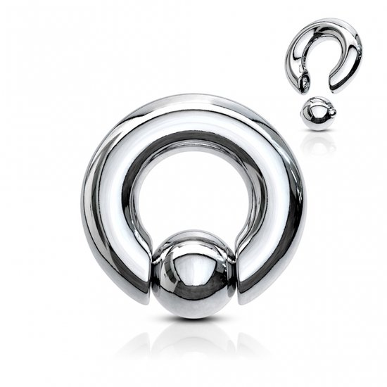 Ball Closure Ring 10 x 16 mm - LMPiercings | bol