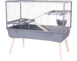 Zolux Neolife 100 Knaagdierkooi - Dierenverblijf - 99x54x92 cm Grijs