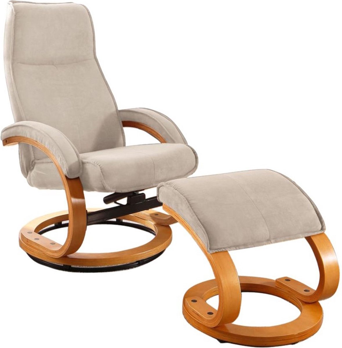 Paris-Fauteuil & Kruk - Crème