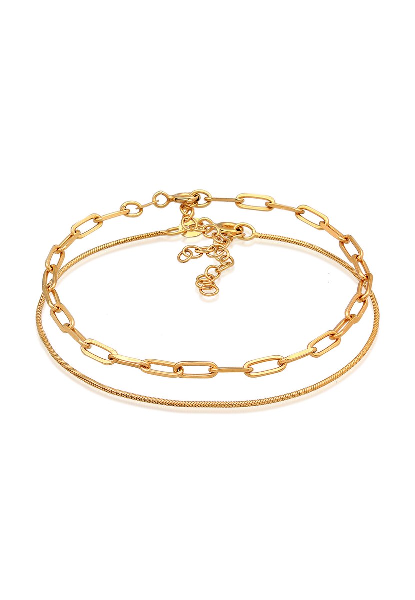 Elli PREMIUM - Armband - Elli PREMIUM Armband Dames Schakels Basis Set van 2 in 925 sterling zilver - Dames