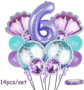8 stuks verjaardagsdecoratie voor meisjes van 8 jaar, margrietdecoratie voor verjaardagen, margrietballon, heliumballon met bloem, feeëndecoratie voor kinderverjaardagen, voor verjaardag, jubileum