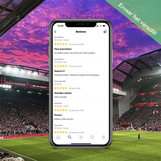 MyStand® Grip Chaussettes Voetbal Sport Grip Chaussettes Hautes Anti Ampoules Unisexe Taille Unique - Jaune Fluo