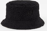 Fred Perry Reversible bucket hoed van teddy - Zwart/ Groen - Maat L