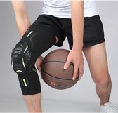 Chibaa - Sport Knieband - Kniebrace - Knie Ondersteuning - Knie Bescherming - Pads - Compressie - 1 Stuk (Links/Rechts) - Zwart - Maat: Large