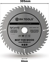 RNtools Cirkelzaagblad - Best for Wood - 305 x 30 mm - 40 tanden