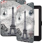Kobo Nia eReader 6-inch (2020) Hoesje | Portemonnee Book Case | Eiffeltoren Print