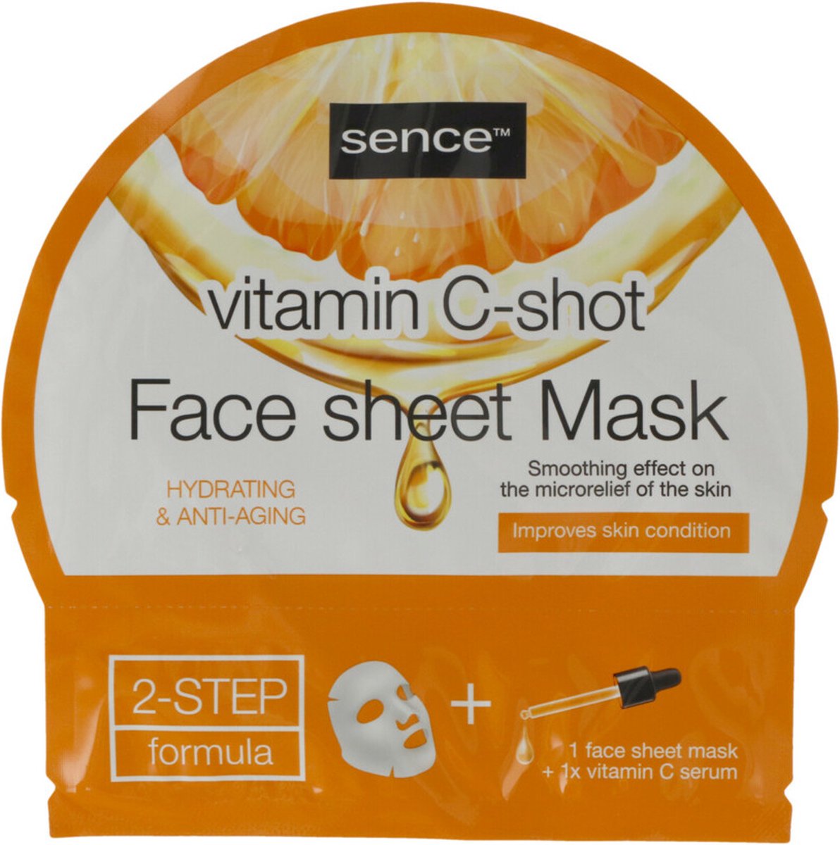 Sence Gezichtsmaskers Vitamin C - 3 x - Voordeelverpakking