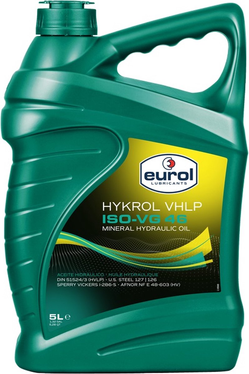 Eurol Hykrol VHLP ISO 46 Hydrauliek Olie 5L