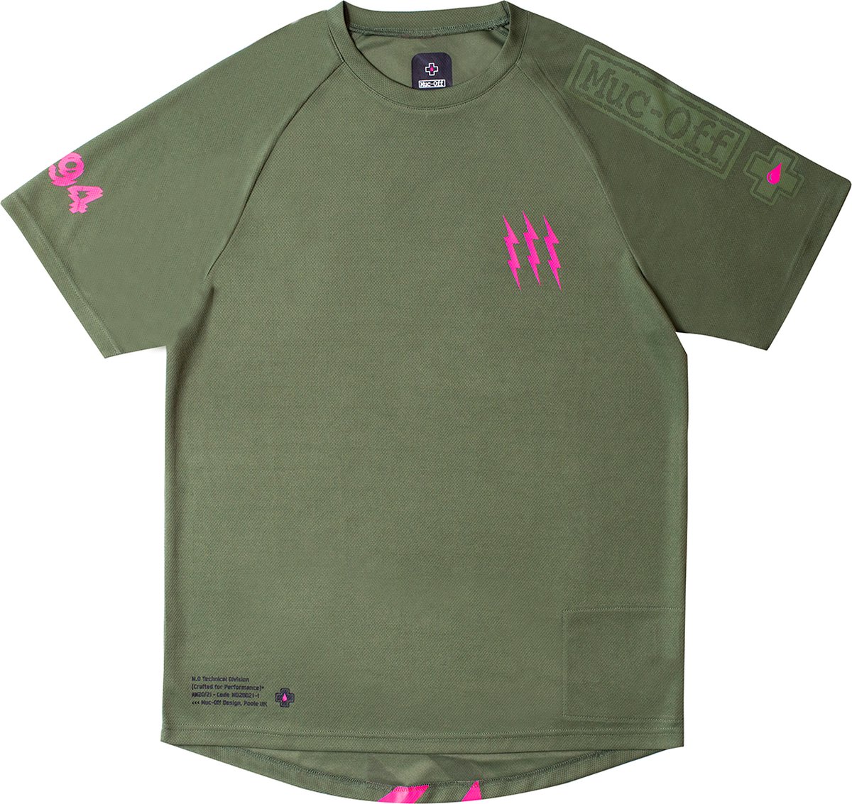 Muc Off Riders T-shirt Met Korte Mouwen Man Groen