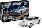 1:24 Revell 05653 James Bond 007 - Aston Martin DB5 - Easy-Click - Geschenkset Plastic Modelbouwpakket-