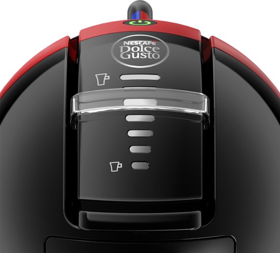 Machine à Café à Capsules KRUPS Mini Me - Haute Pression 15 Bars, Compacte (16x31x24 Cm), Multi-boissons Dolce Gusto, Noir/rouge