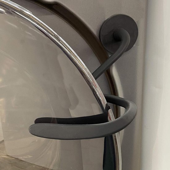 Voorlader Deursteun, Flexibele Magnetische Wasmachine Deurhouder Houd de Deur van de Wasmachine Open Voorkom Beschimmeld Houd de Wasmachine Droog Voorkom Geurtjes(zwart