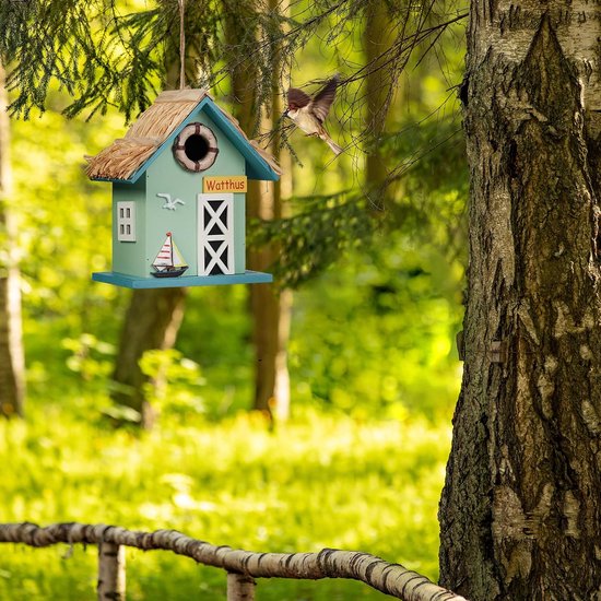 Nichoir bois pour oiseaux Chalet