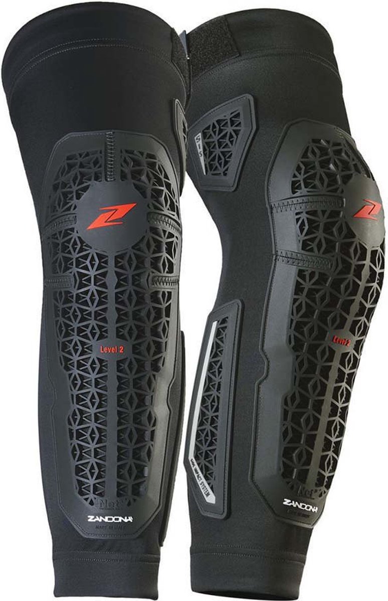 Zandona Motorcycle Knee Protector 3287 Netcube Pro-Fit 94643 Black-S/M