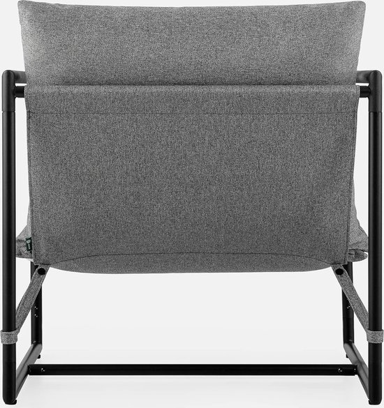 Fauteuil met metalen frame en geraspte schuimvulling Eenvoudige montage zonder... bol
