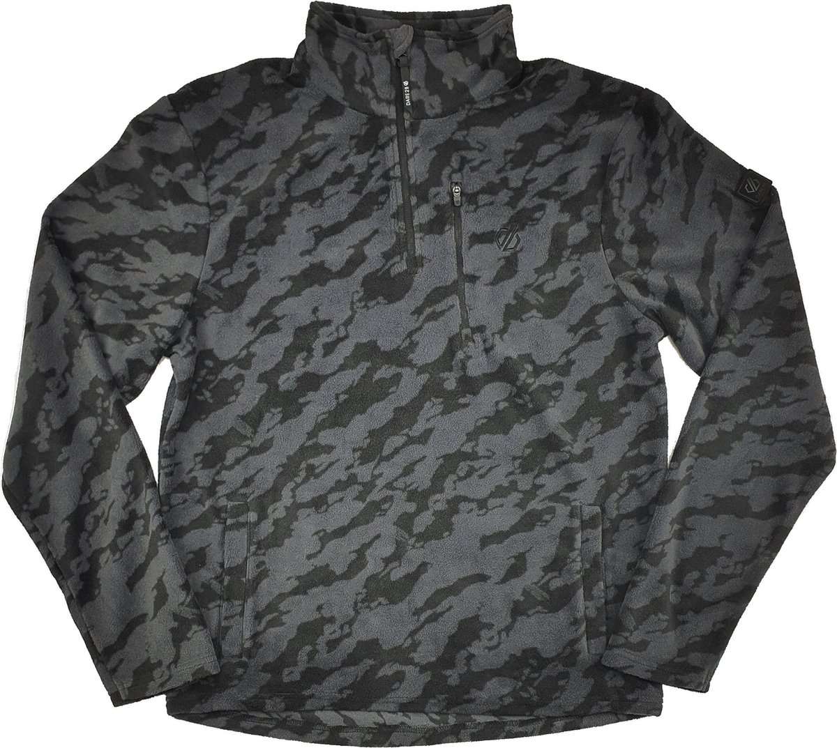 Dare2B Heren Dispel Fleece Trui Camo Zwart