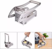 IBBO® - Frietsnijder RVS - Aardappelsnijder - Groentesnijder - Fruitsnijder - Patatsnijder - Fritessnijder - Patatsnijder- Aardappelsnijder - Patat - Gezonde Snacks - Zilver