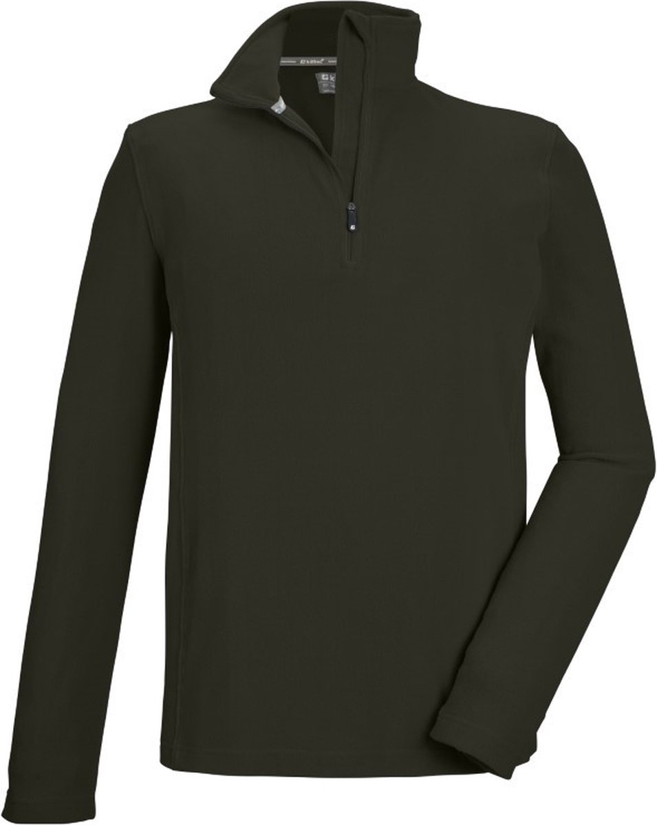 Killtec skipully heren heren ski pully 40878 donkergroen korte rits 3XL