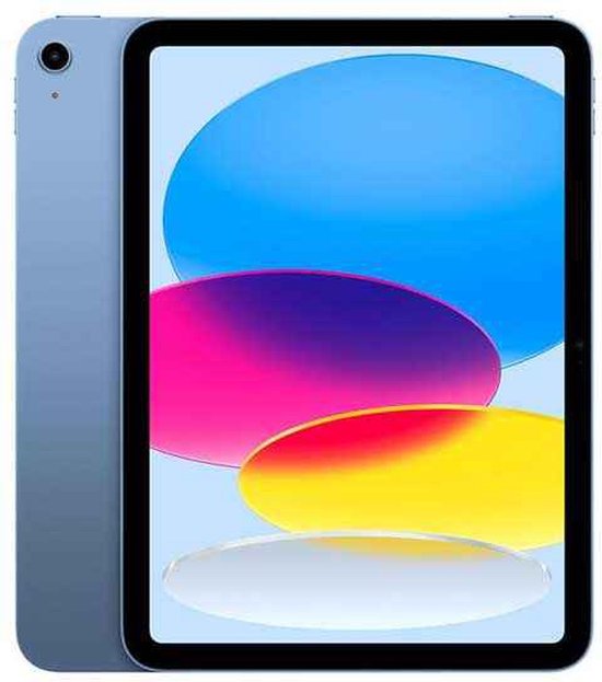 Apple iPad (2022) - Met USB-lader - 10.9 inch - WiFi - 64GB - Blauw - 10e generatie