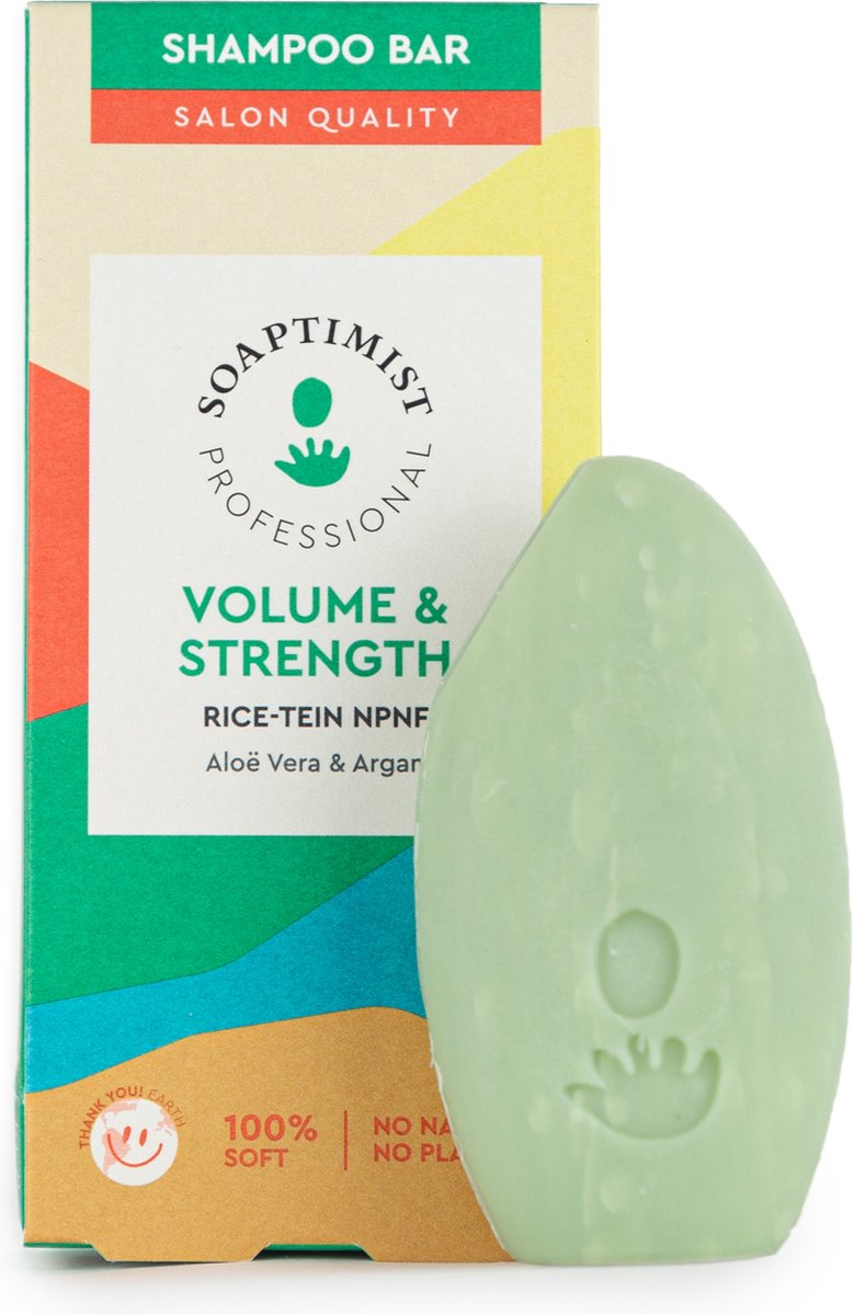 Soaptimist - Premium Shampoo Bar Volume & Strength - Voor volume en veerkracht - Salon Quality - Voor alle haartypes