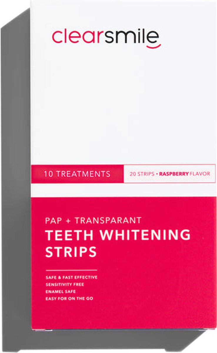 Clearsmile PAP Transparent Whitening Strips Tandenbleek strips