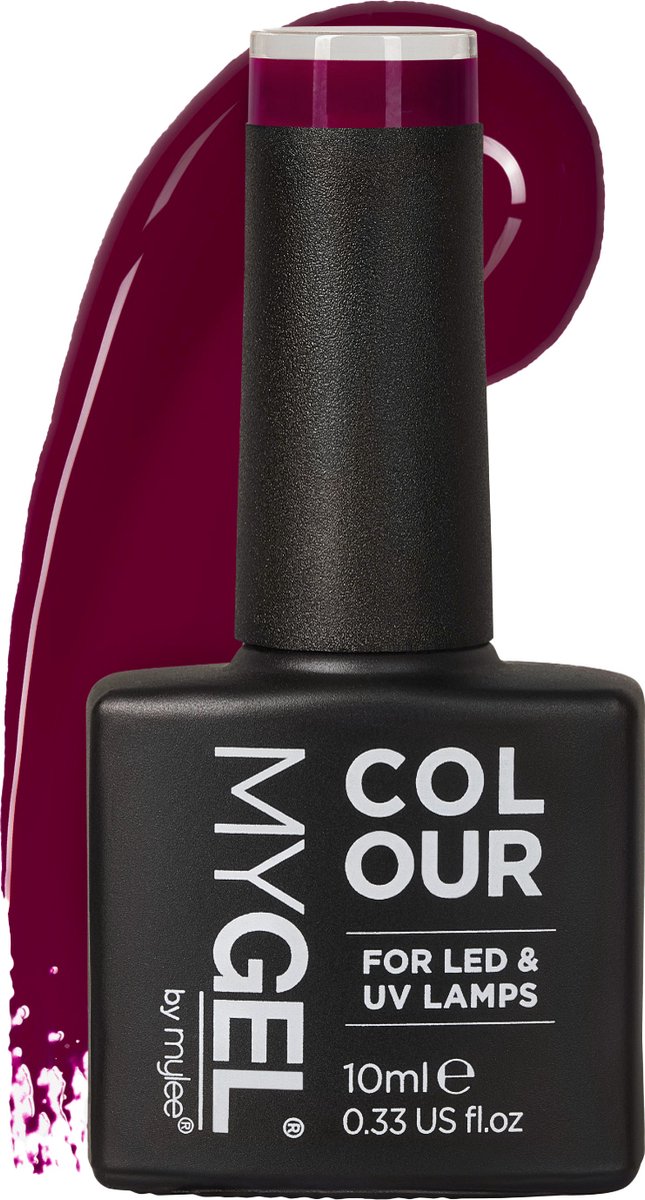 Mylee Gel Nagellak 10ml [Queen of hearts] UV/LED Gellak Nail Art Manicure Pedicure, Professioneel & Thuisgebruik [Red Range] - Langdurig en gemakkelijk aan te brengen