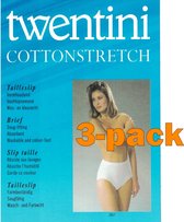 Twentini dames taille slips | 3-pack | MAAT XL | wit