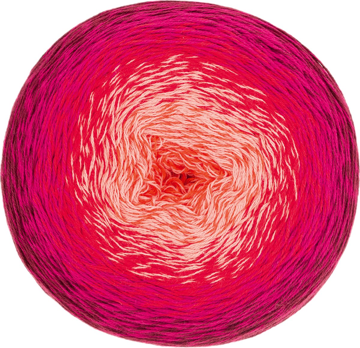Austermann - Fantasy Colors - Kleurverloopgaren - 100% katoen - 250g, 1000m - kleur: Granaatappel (10)