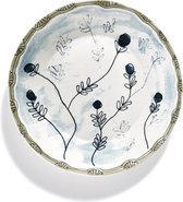 MARNI Midnightflowers - diep bord L Mirtillo Tea 26 cm - set van 2