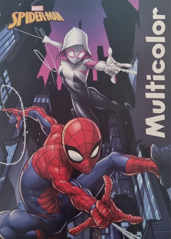 MultiColor - Marvel Spider-man - spiderman - livre de coloriage