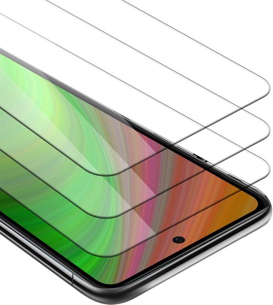 Cadorabo 3x Protective Film compatible with Xiaomi Mi MIX 2S - Protective Film in CRYSTAL CLEAR - 3 Pack Tempered Glass for Protection of the 9H Display Hardness with 3D Touch Compatibility