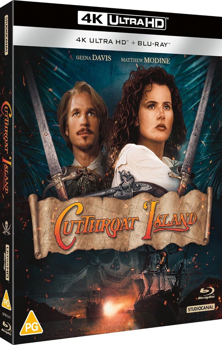 Cutthroat Island - 4K Ultra HD + Blu-ray - Import zonder NL OT