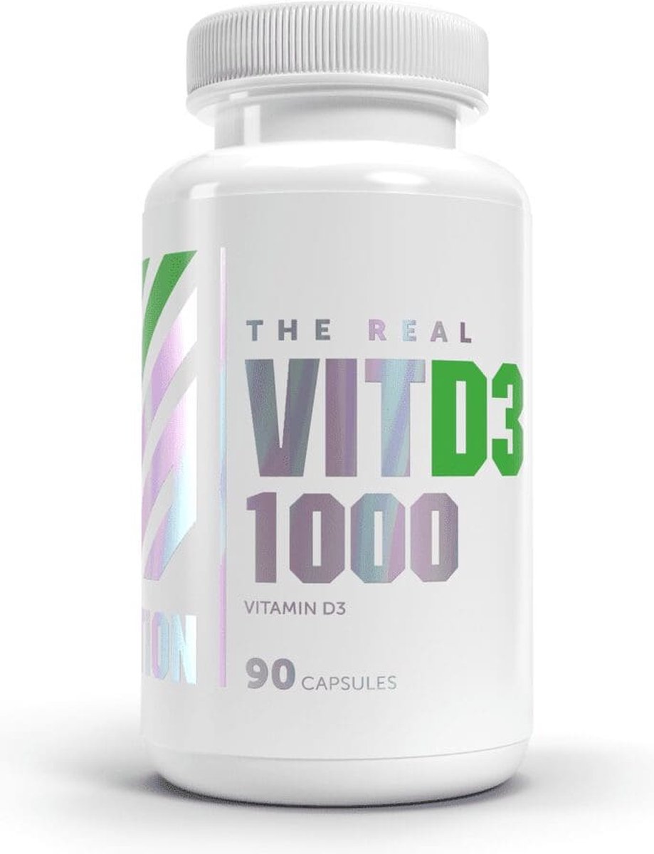 Goedkoopste RS Nutrition - The Real Vitamine D3 - 1000 - 90 capsules