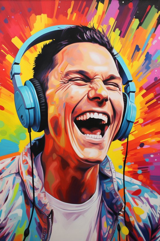 DJ Tiesto Poster | Deejay Poster | Muziek Poster | Techno Poster | 61x91cm | Woondecoratie | Muurposter | RTB | Geschikt om in te lijsten