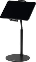 Tabletstandaard, tablethouder, voor 4,7-13 inch mobiele telefoon en tablet, 360 graden draaibaar, verstelbare hoogte en stabiele basis voor iPad 12.9, iPad Air Mini 2, 3, 4, iPhone, Android, Kindle