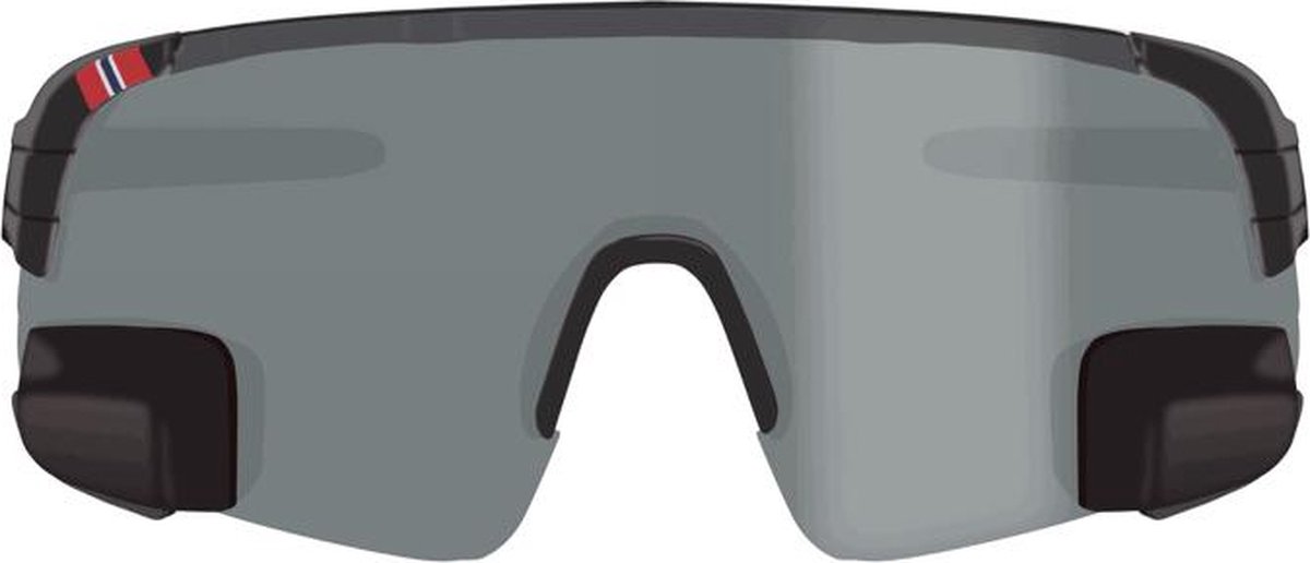 TriEye Sport brillen met ‘3e & 4e oog’ Photochromatic Dual voor roeien SIZE M / Spiegel links & rechts