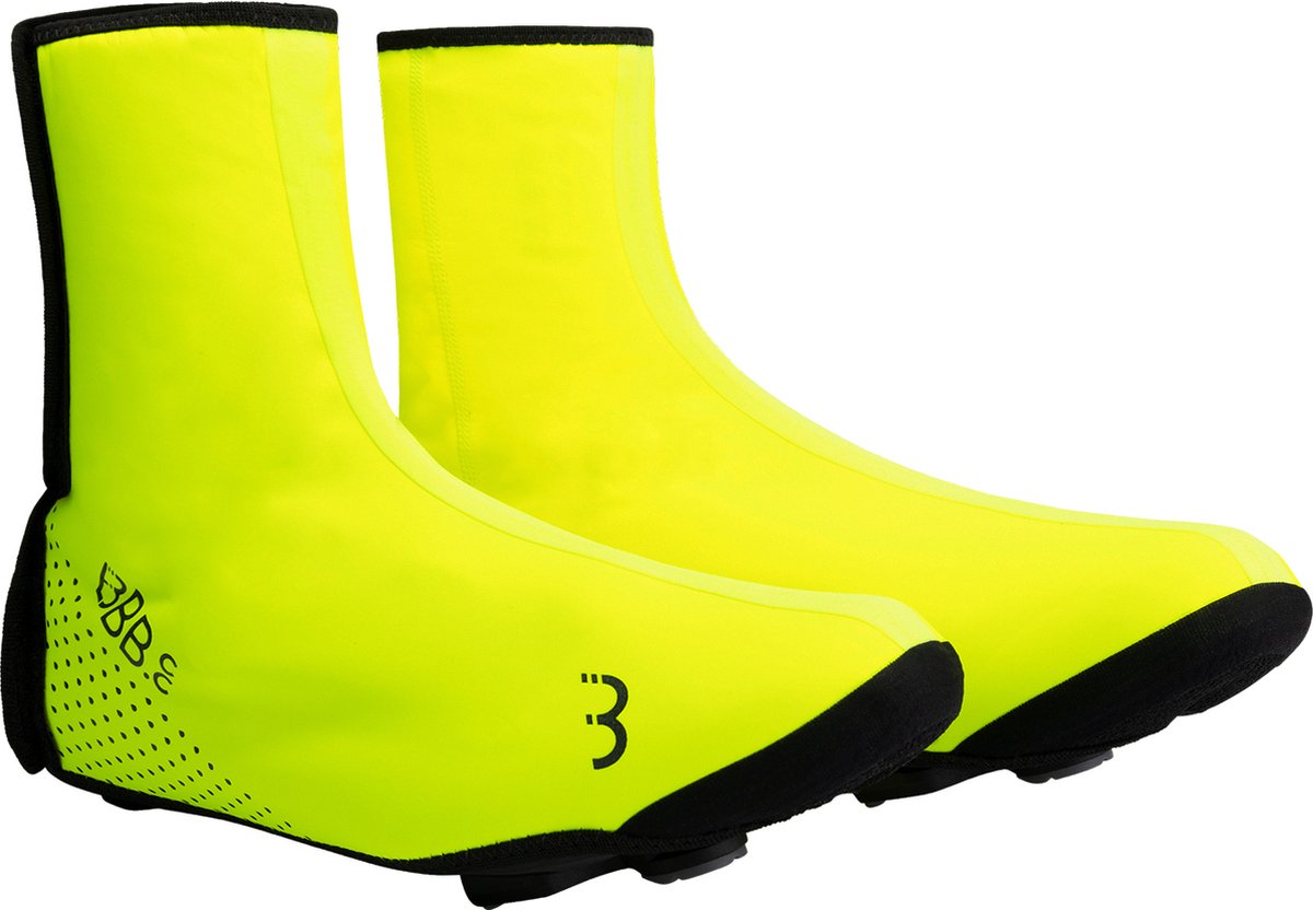 BBB Cycling WaterFlex 3.0 Fiets Overschoenen Wielrennen - Overschoenen Mountainbike - Waterbestendig - Neon Geel - Maat 47/48 - BWS-23