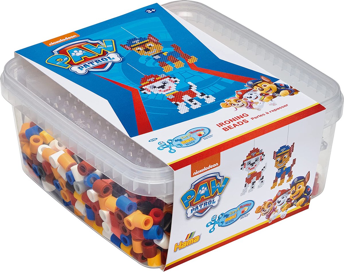 Hama Doos Maxi Beads Pegboards 900 Strijkkralen Paw Patrol - 8752