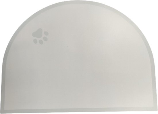 Voedingsmat voor honden, van siliconen, waterdicht, antislip, 25 x 44 cm, voedermat voor katten, in de vorm van een schattige kattenkop, hondenbak