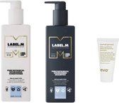 Label M Duo Set - Pure Botanical Nourishing Conditioner + Shampoo + WILLEKEURIG Travel Size