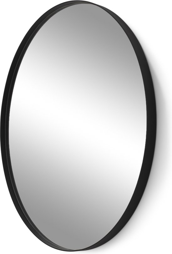 Miroir Ovale Spinder Design Donna 60x80 - Noir