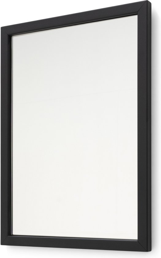 Spinder Design Senza - Miroir - 40 x 3 x 55 cm - Noir