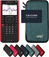 CALCUSO Pack de base Turquoise de la calculatrice TI-Nspire CX II-T CAS