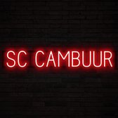SC CAMBUUR - Lichtreclame Neon LED bord verlicht | SpellBrite | 98,87 x 16 cm | 6 Dimstanden - 8 Lichtanimaties | Reclamebord neon verlichting
