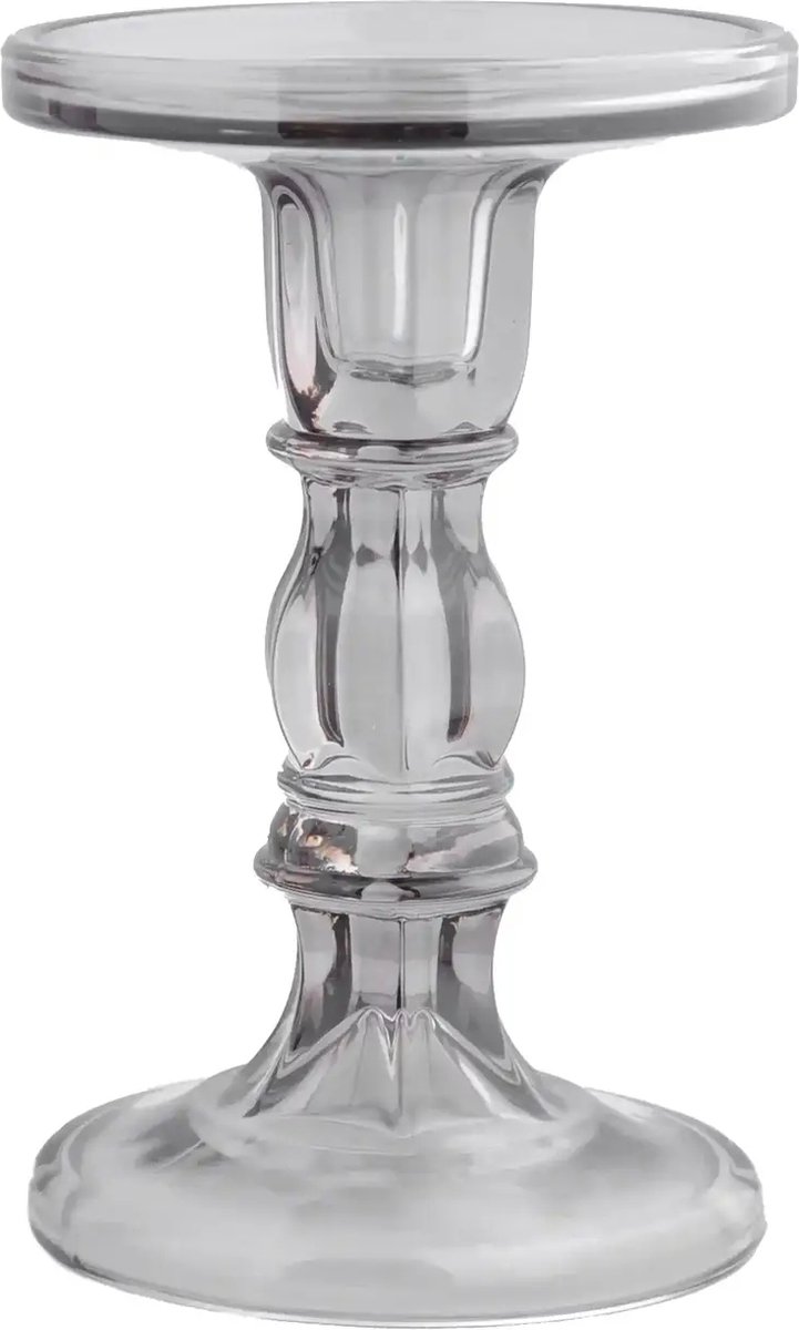 Kandelaar Laval grijs 13cm