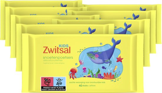 Zwitsal Kids Snoetenpoetsers - 480 stuks - Voordeelverpakking - Zwitsal