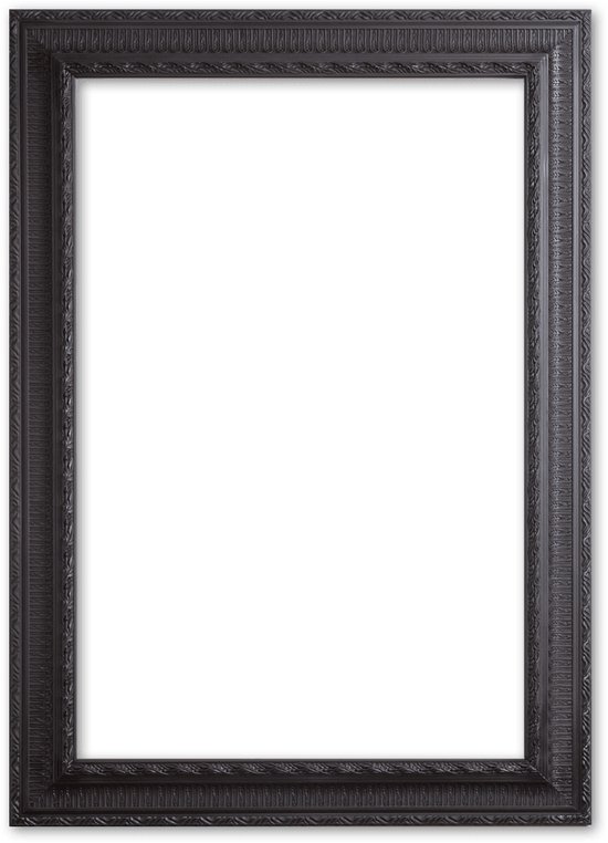 Barok Lijst 50x60 cm Zwart - Dakota